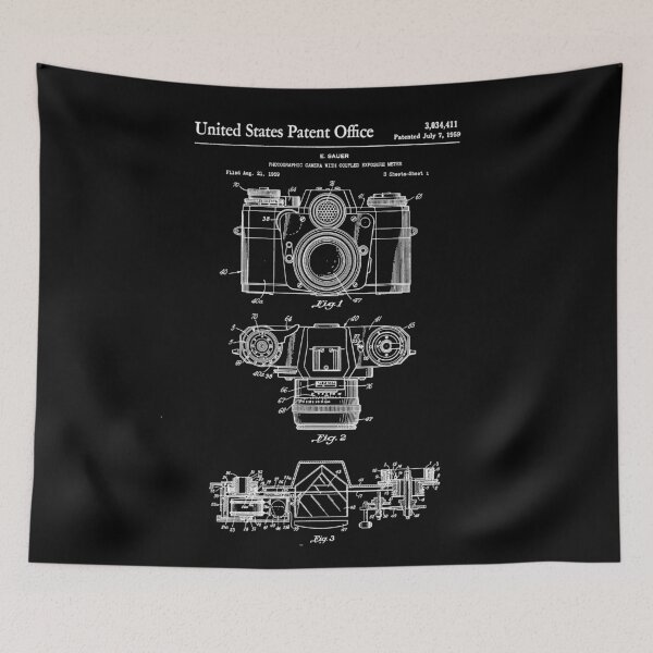 Item preview, Camera Patent White designed and sold by Luve Store.