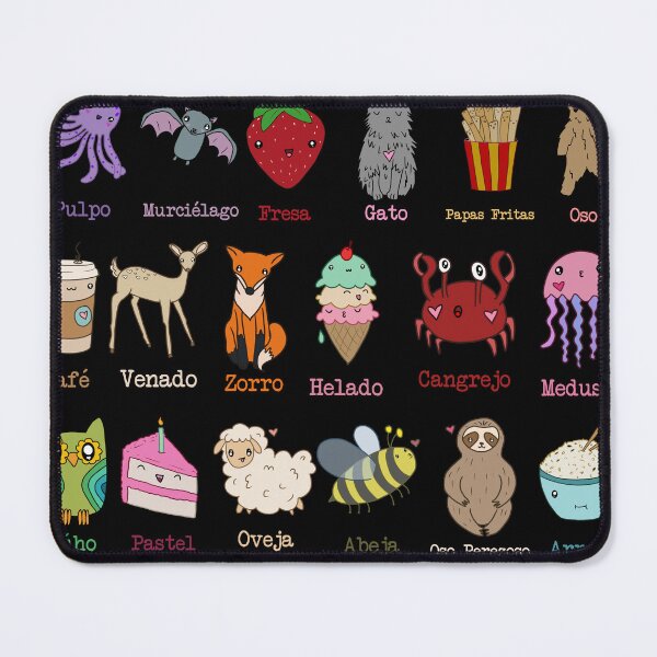 Item preview, Spanish Animals and Foods Español designed and sold by foxandbeans.