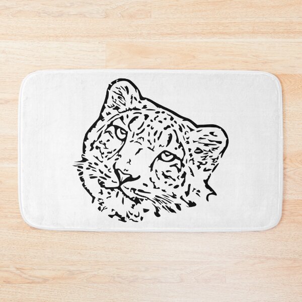Item preview, Snow Leopard Artwork – Black Edition designed and sold by Typeglyphs.