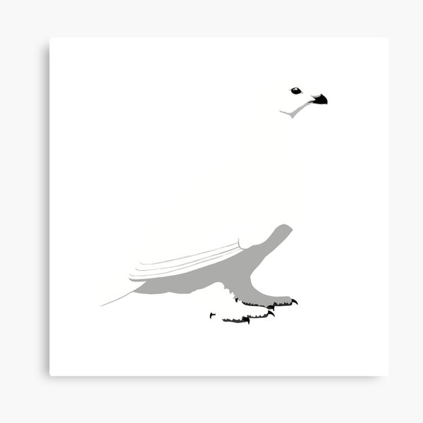 Item preview, White-tailed Ptarmigan - winter designed and sold by BennuBirdy.
