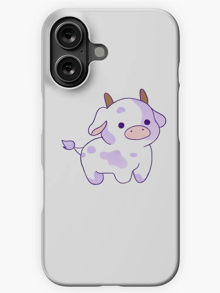 Thumbnail 1 of 4, iPhone Case, Purple Moo designed and sold by SpringrollSpite.