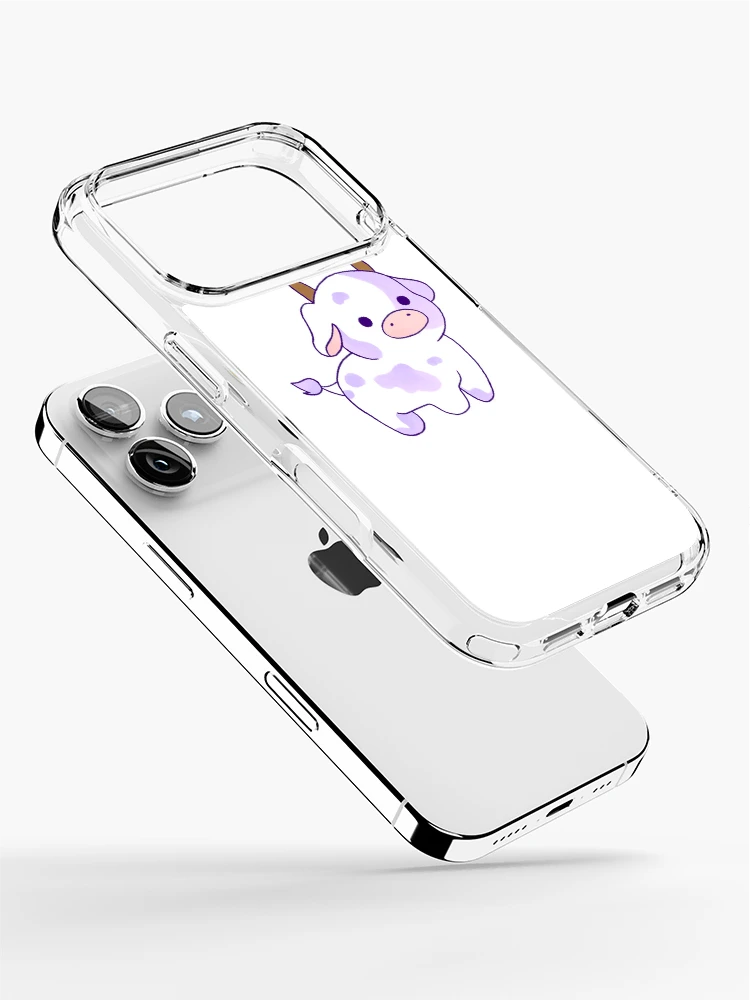 Thumbnail 2 of 5, iPhone Case, Purple Moo designed and sold by SpringrollSpite.