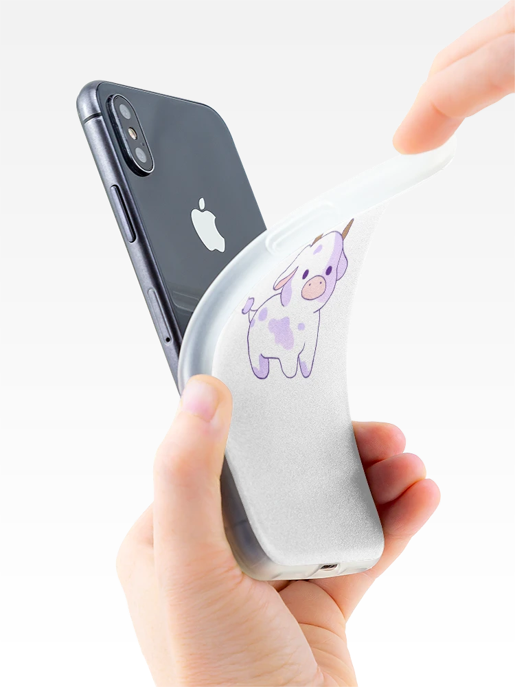 Thumbnail 4 of 5, iPhone Case, Purple Moo designed and sold by SpringrollSpite.