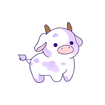 Artwork thumbnail, Purple Moo by SpringrollSpite