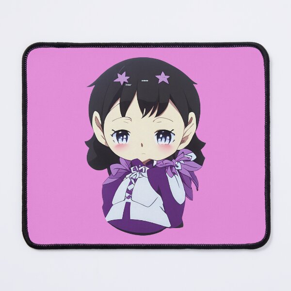 Item preview, Cute girl in white and purple dress with stars on her hair designed and sold by AleKawaiiDesign.