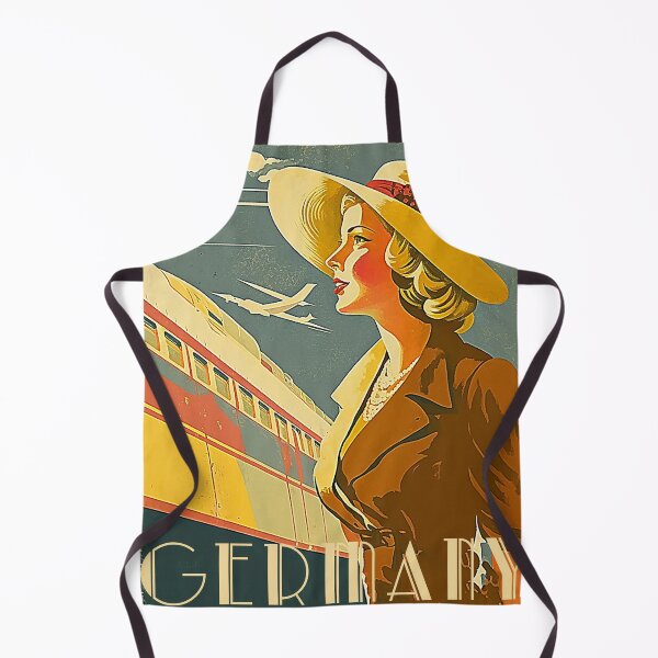 Item preview, Germany Woman Vintage Travel Art Poster designed and sold by OldTravelArt.