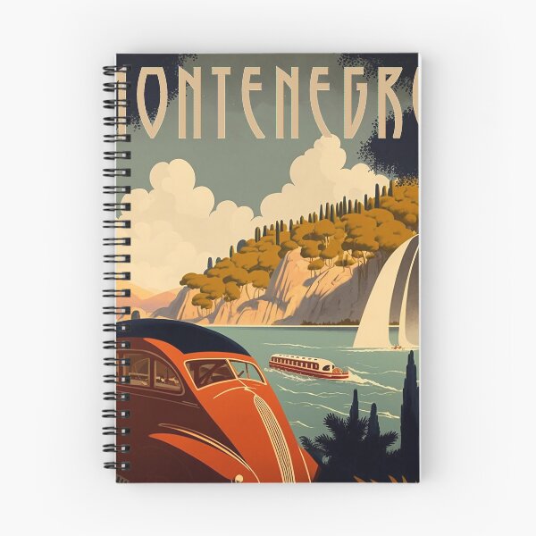 Item preview, Montenegro Vintage Travel Art Poster designed and sold by OldTravelArt.