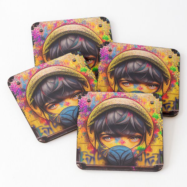 Item preview, a painting of a woman with a clown nose designed and sold by DesignAtYO.
