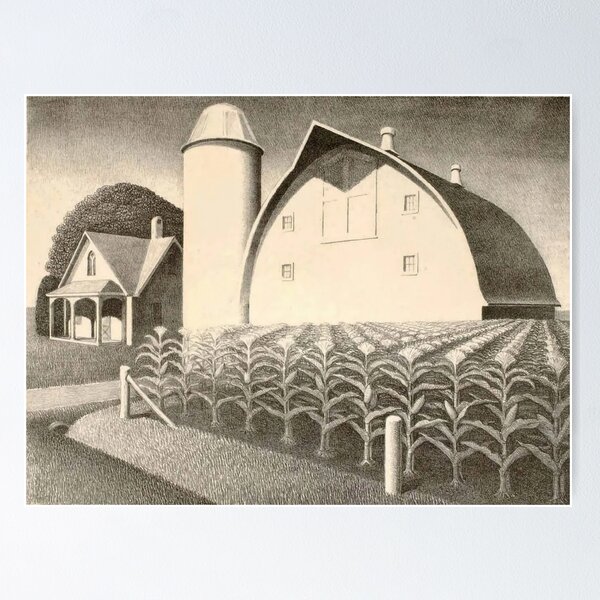 Item preview,  Grant Wood Abundance  designed and sold by TeeARTHY.