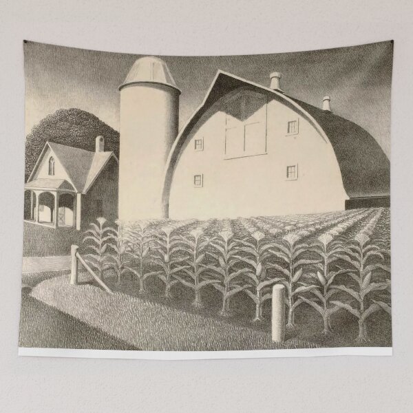 Item preview,  Grant Wood Abundance  designed and sold by TeeARTHY.