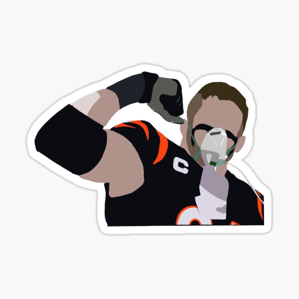 Cincinnati Bengals Joe Burrow Tiger Stripe Merch Sticker for Sale by  Joseph Elliott