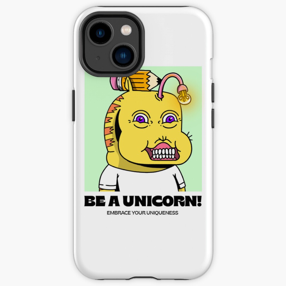 Be a unicorn! embrace your uniqueness v4 iPhone Case