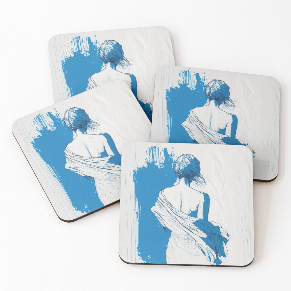 Item preview, Coasters (Set of 4) designed and sold by ArtifyPatterns.
