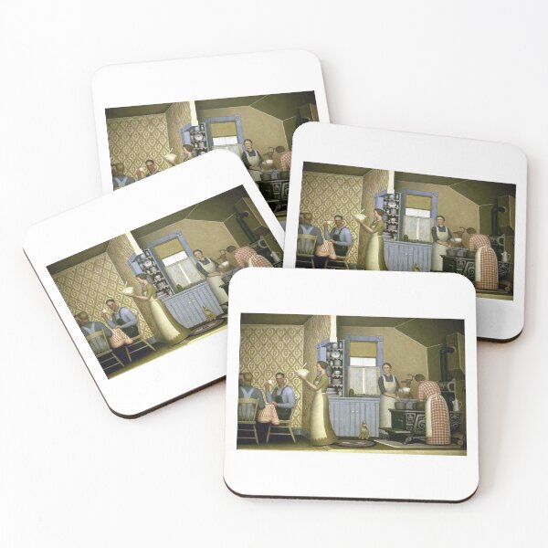 Item preview, Grant Wood  Dinner for Molotilov. Fragment of the right part  designed and sold by TeeARTHY.