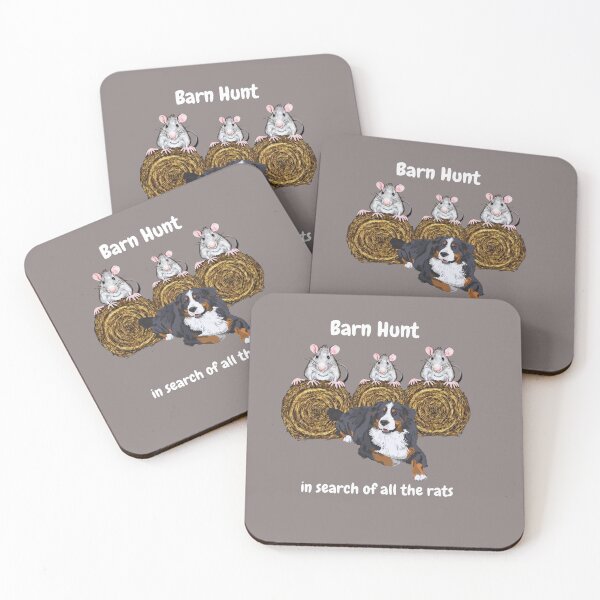 Item preview, Funny Barn Hunt - in search of all the rats with a Bernese Mountain Dog designed and sold by Just4doglovers.