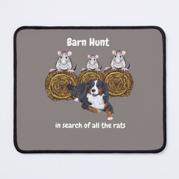 Item preview, Funny Barn Hunt - in search of all the rats with a Bernese Mountain Dog designed and sold by Just4doglovers.