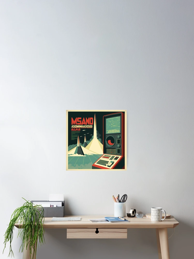 Thumbnail 2 of 3, Poster, Spacewar #1 designed and sold by Viktor Surzhko.