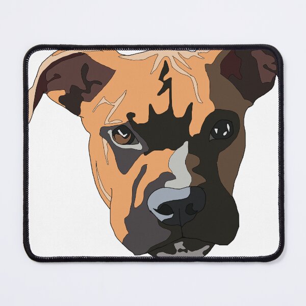 Item preview, Boxer pitbull mix designed and sold by LeahcarsArt.