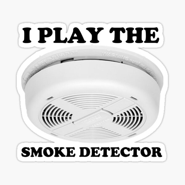 Blues Smoke Detector Nathan For You Sticker