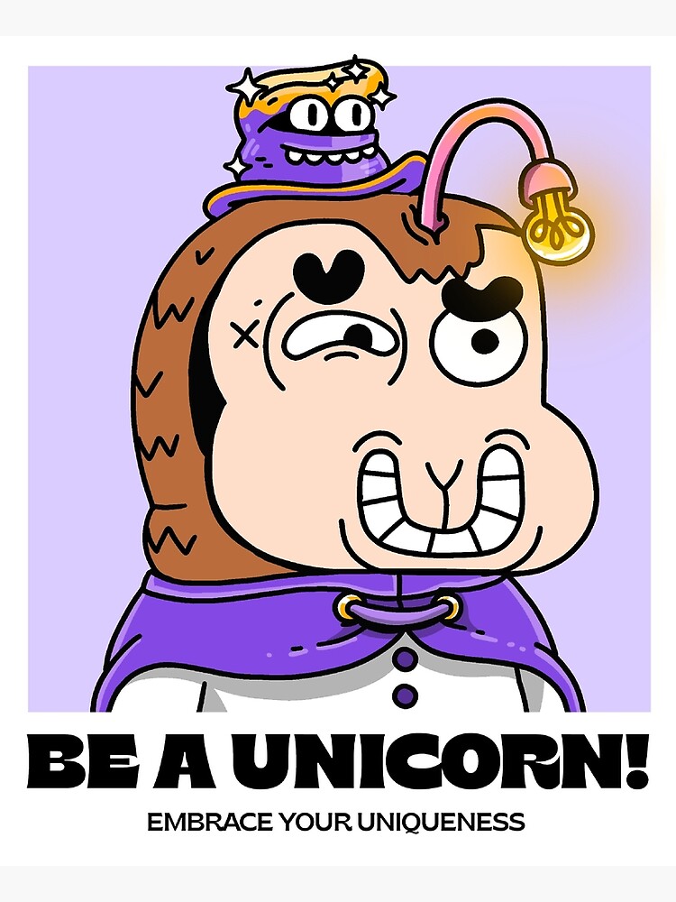 Be a unicorn! embrace your uniqueness v9 by mokokosaurus
