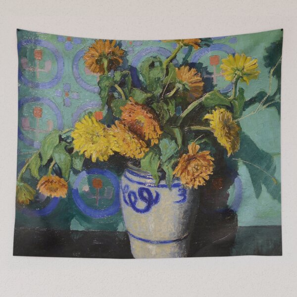 Item preview, Grant Wood Calendulas designed and sold by TeeARTHY.