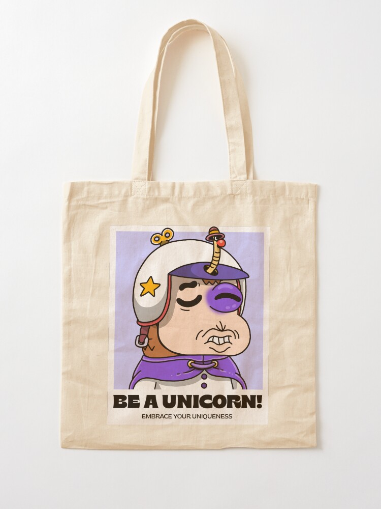 Alternate view of Be a unicorn! embrace your uniqueness v13 Tote Bag