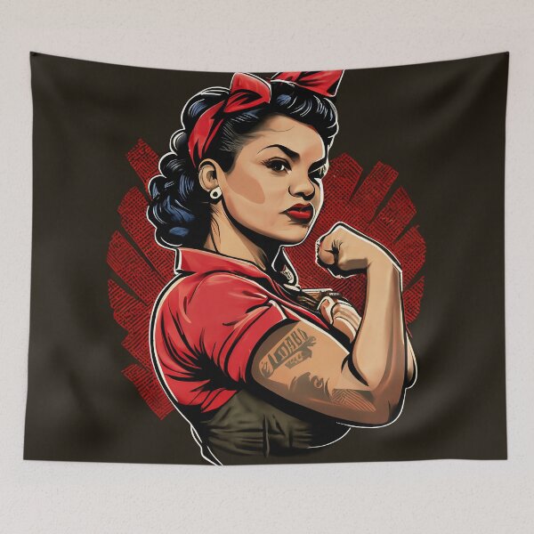 Item preview, Rosalinda the Riveter - Latina Empowerment designed and sold by RuizCreative.