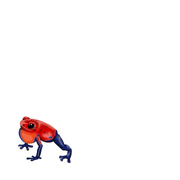 Artwork thumbnail, Blue Jean Dart Frog by smoothfoxill
