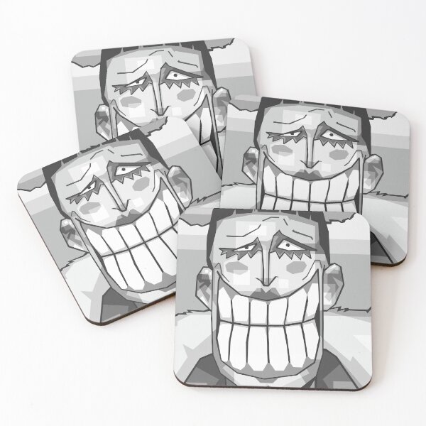 Item preview, Smiling Cartoon Popart Grayscale  designed and sold by Rizky Dwi Aprianda.