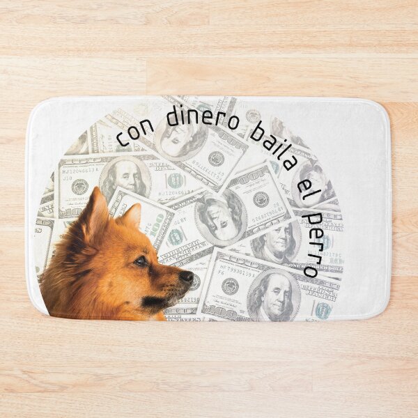 Item preview, Con dinero baila el perro- dog money designed and sold by J---store.