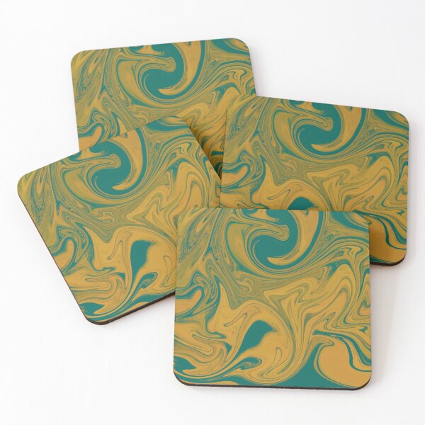 Item preview, Teal & Gold designed and sold by Alistastuff.