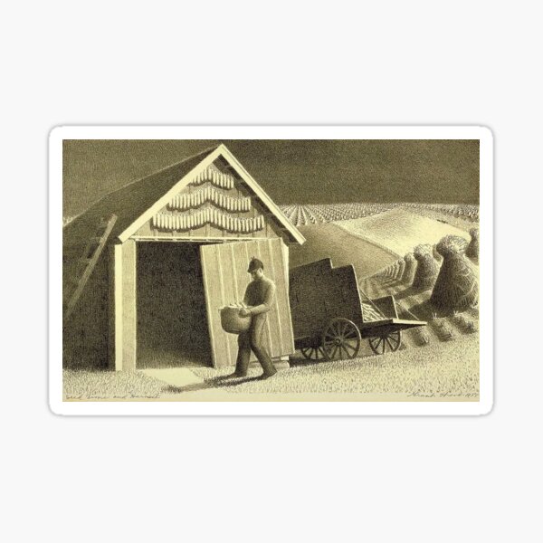 Item preview, Grant Wood  Harvest and seed collection  designed and sold by TeeARTHY.