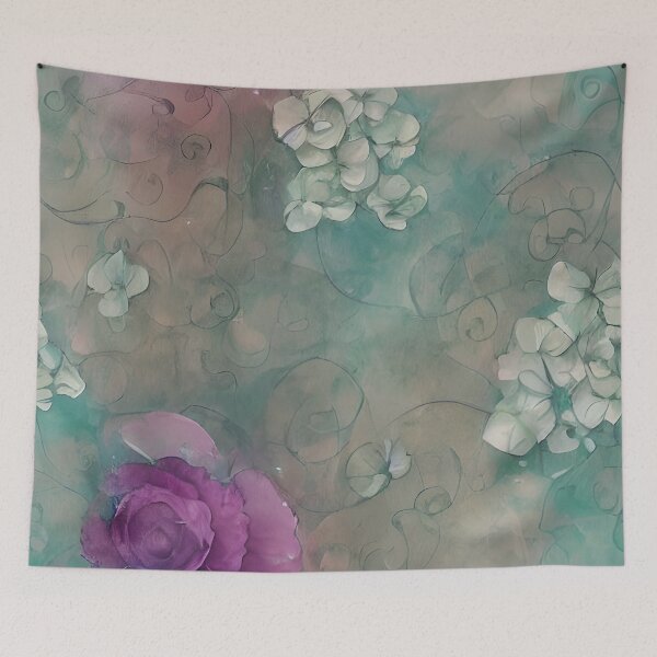 Item preview, Fantasy Floral designed and sold by Poetic Patterns Studio.