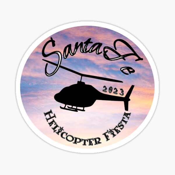 Santa Fe Helicopter Fiesta 2023 Sticker