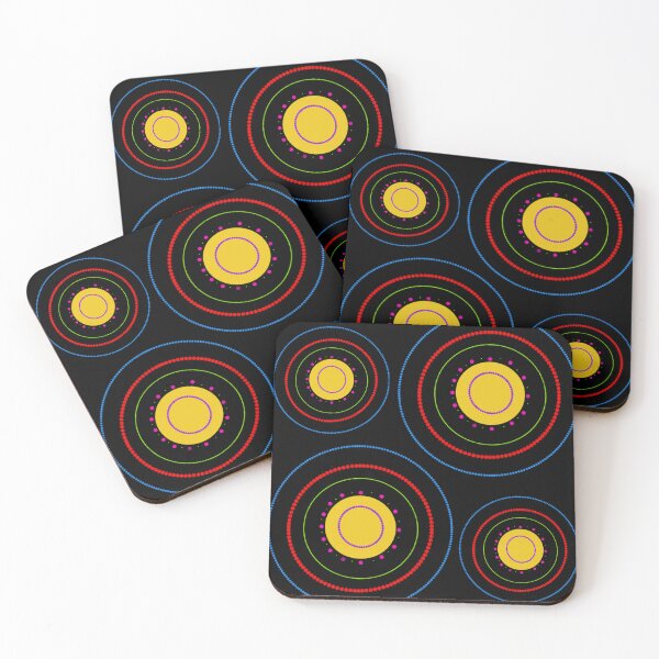 Item preview, Pattern of red, blue, yellow, purple and black colors designed and sold by RavenAMarie .
