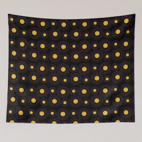 Item preview, Pattern of red, blue, yellow, purple and black colors designed and sold by RavenAMarie .