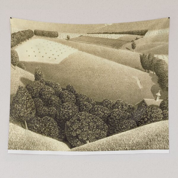 Item preview, Grant Wood  Mid July  designed and sold by TeeARTHY.