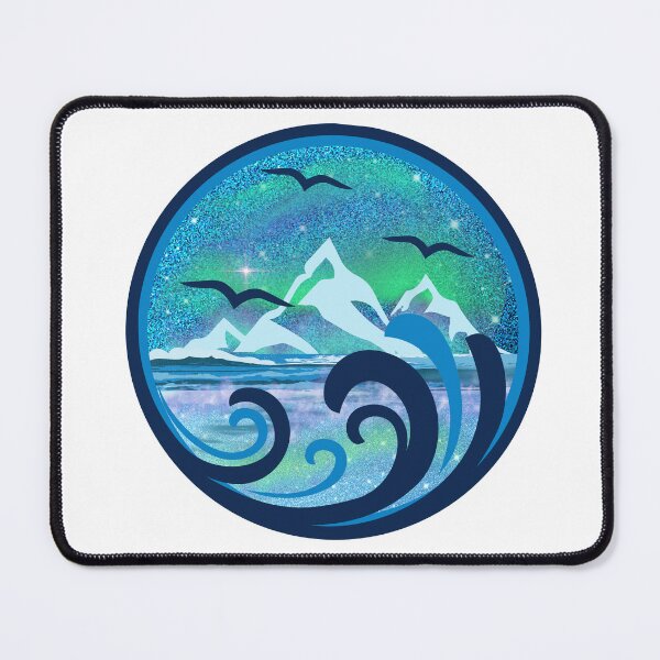 Item preview, Arctic Ocean with Northern Lights scene - The Arctic Circle designed and sold by Chantockey.