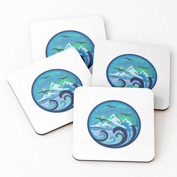 Item preview, Arctic Ocean with Northern Lights scene - The Arctic Circle designed and sold by Chantockey.