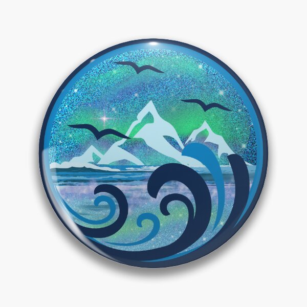 Item preview, Arctic Ocean with Northern Lights scene - The Arctic Circle designed and sold by Chantockey.