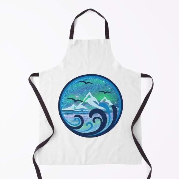 Item preview, Arctic Ocean with Northern Lights scene - The Arctic Circle designed and sold by Chantockey.