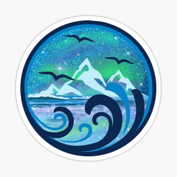 Item preview, Arctic Ocean with Northern Lights scene - The Arctic Circle designed and sold by Chantockey.