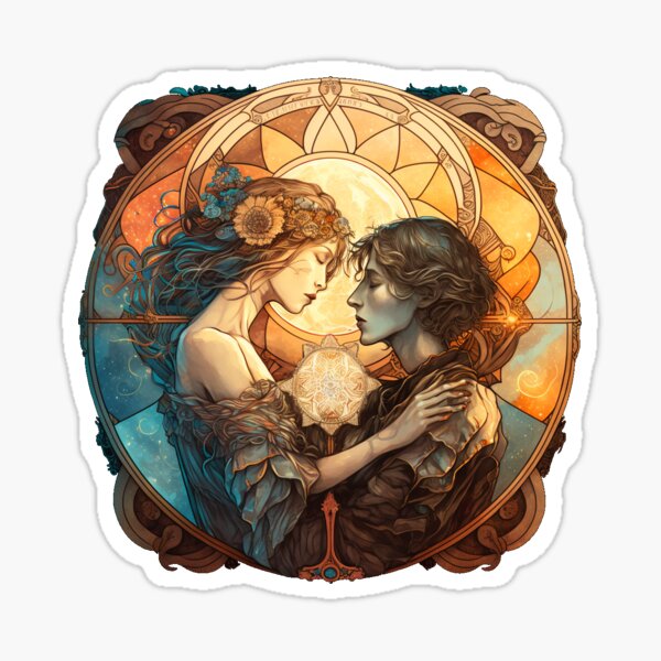 Love of the Sun & Moon Sticker