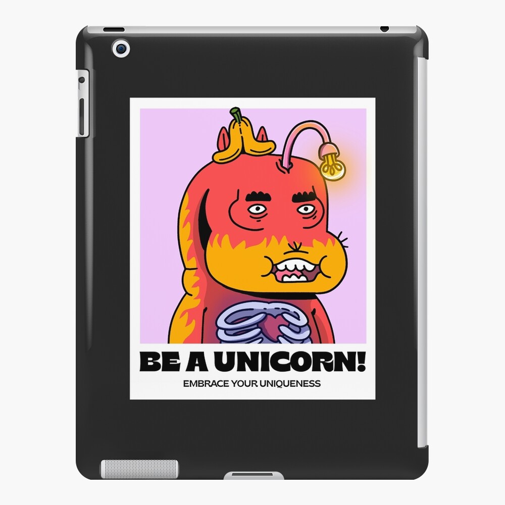 Be a unicorn! embrace your uniqueness v8 iPad Case & Skin