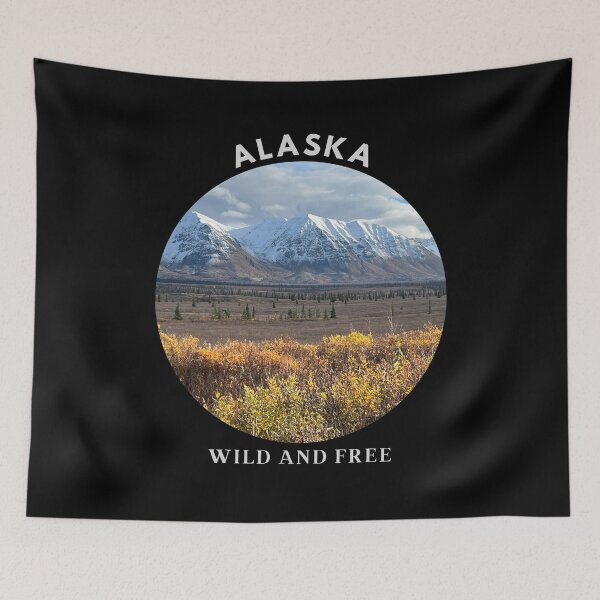 Item preview, Alaska, Wild and Free designed and sold by TouchofAlaska.