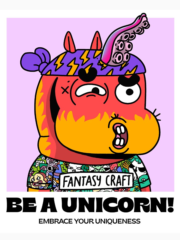 Be a unicorn! embrace your uniqueness v14 by mokokosaurus