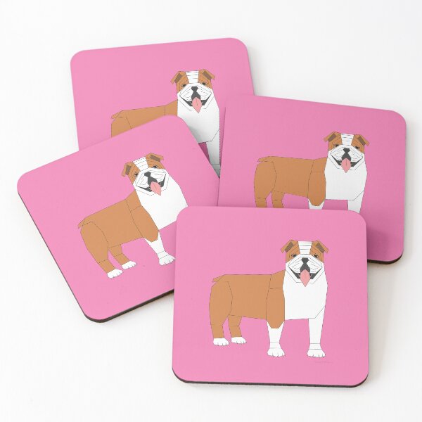 Item preview, Geometric English Bulldog without background designed and sold by Caseymakesart.