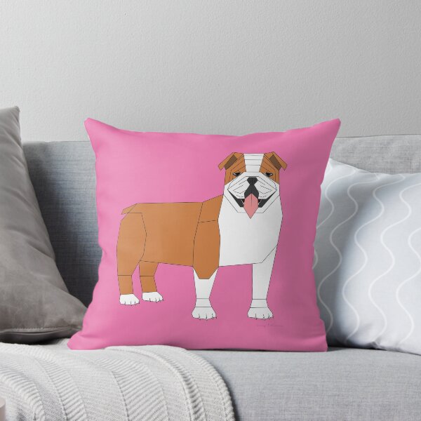 Item preview, Geometric English Bulldog without background designed and sold by Caseymakesart.