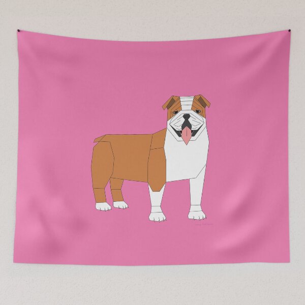 Item preview, Geometric English Bulldog without background designed and sold by Caseymakesart.