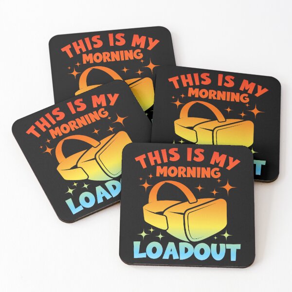 Item preview, This Is My Morning Loadout PCVR Gaming Gift For Virtual Reality Enthusiast XR Lovers designed and sold by DadJokeDescript.